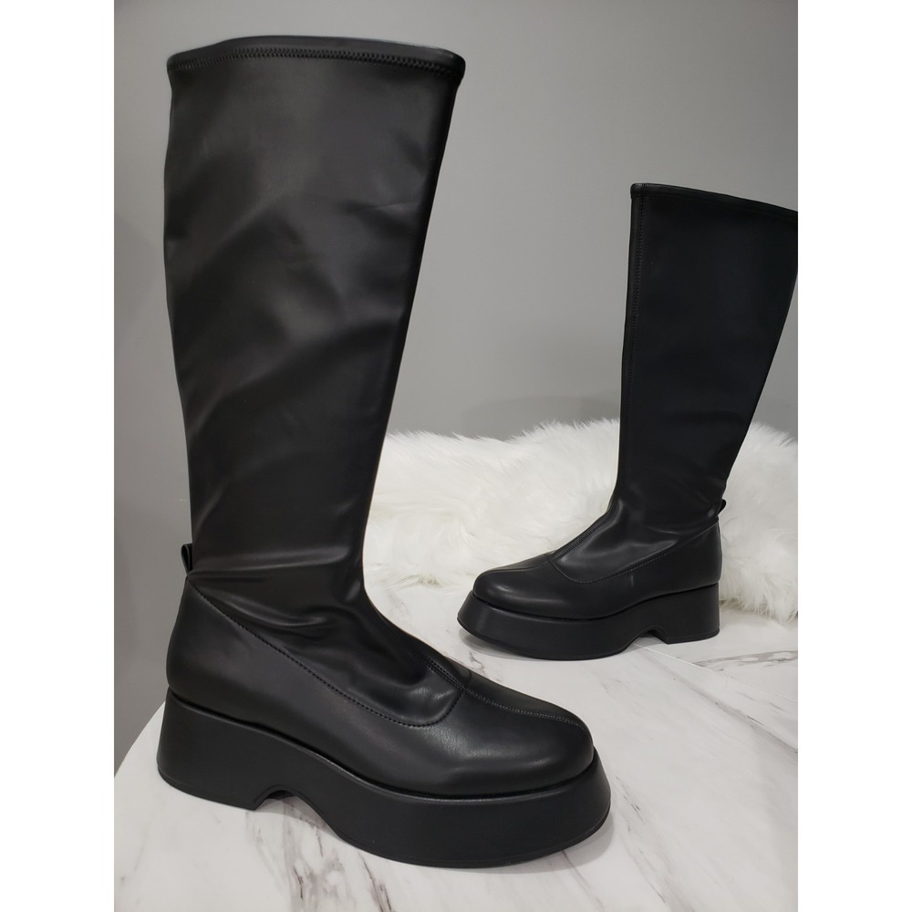 NEW SZ 11 Circus NY Sam Edelman Kimberly Knee High PLATFORM BOOTS Gothic Punk